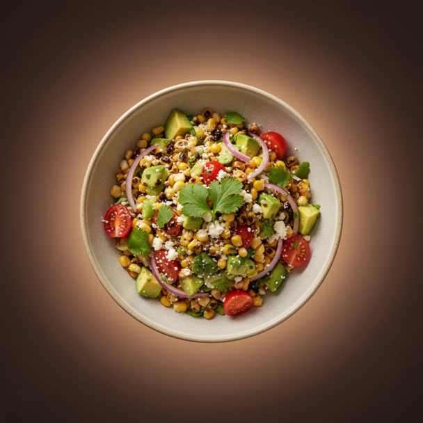 Grilled Corn Avo Salad